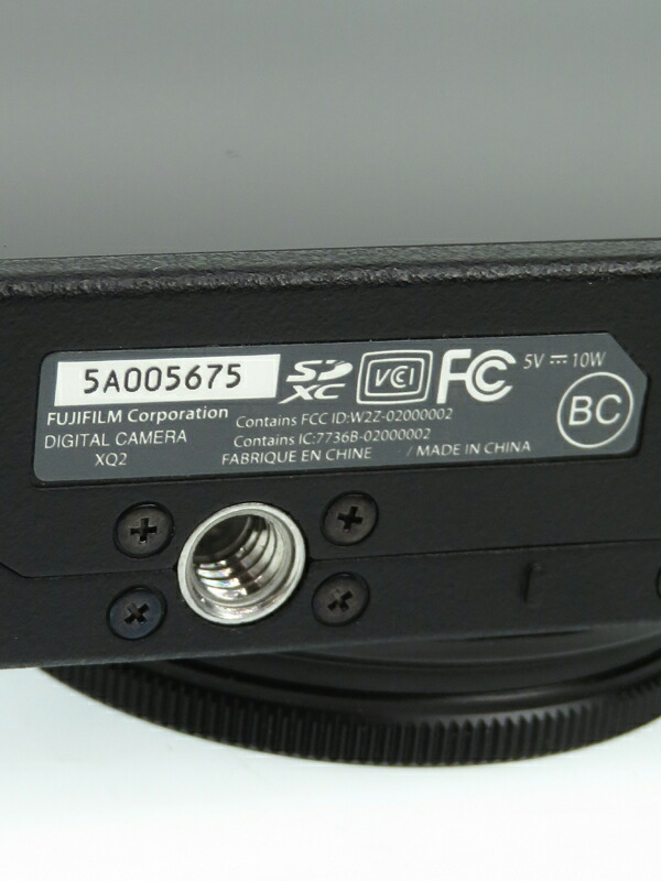 FUJIFILM】富士フイルム『FUJIFILM XQ2』F FX-XQ2B ブラック 1200万