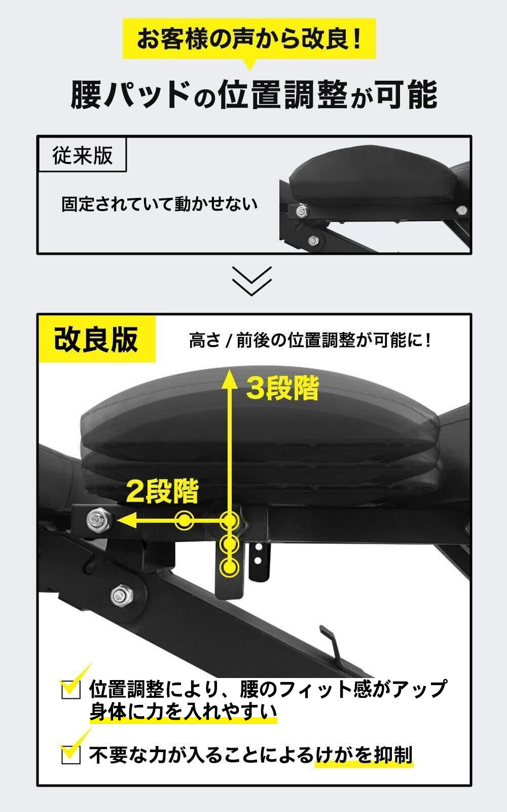 トレーニングベンチ アドバンスモデル ST123