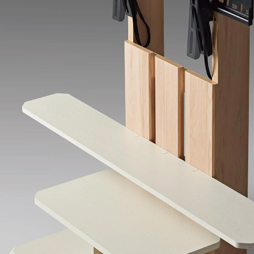 楽天市場】【朝日木材加工】【32〜77V対応】WS-C690 壁寄せテレビ