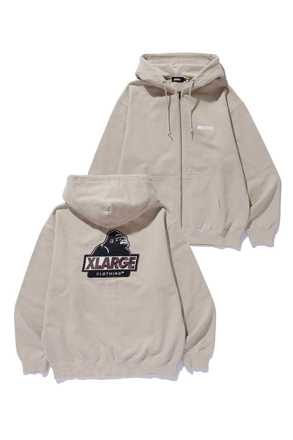 XLARGE - [ラスト1点 サイズXL] SLANTED OG ZIP HOODED SWEATSHIRT