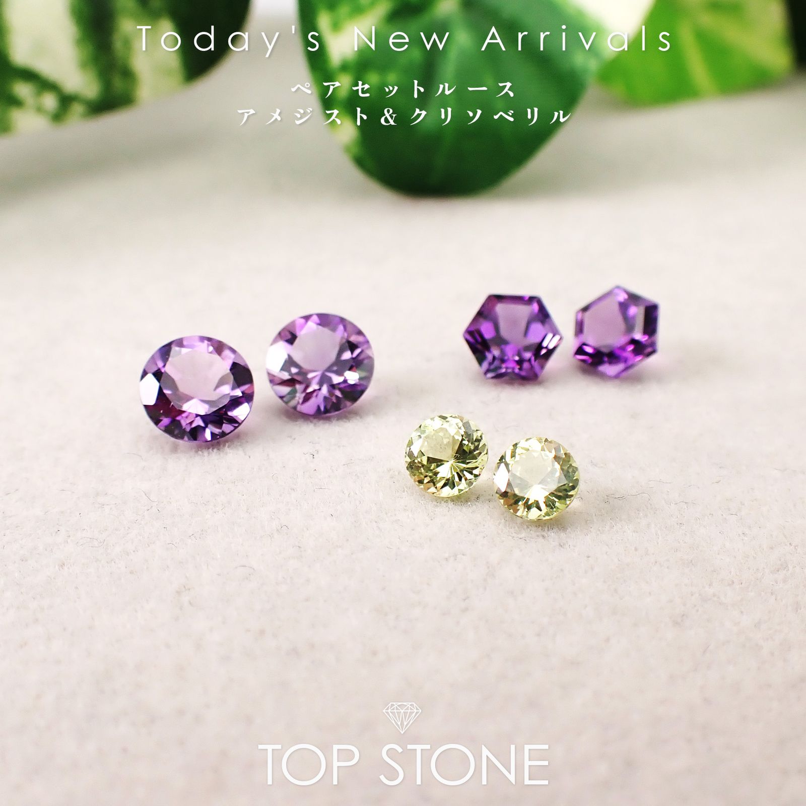 26 2月25日（水）新着 | 《ペアセットルース》アメジスト