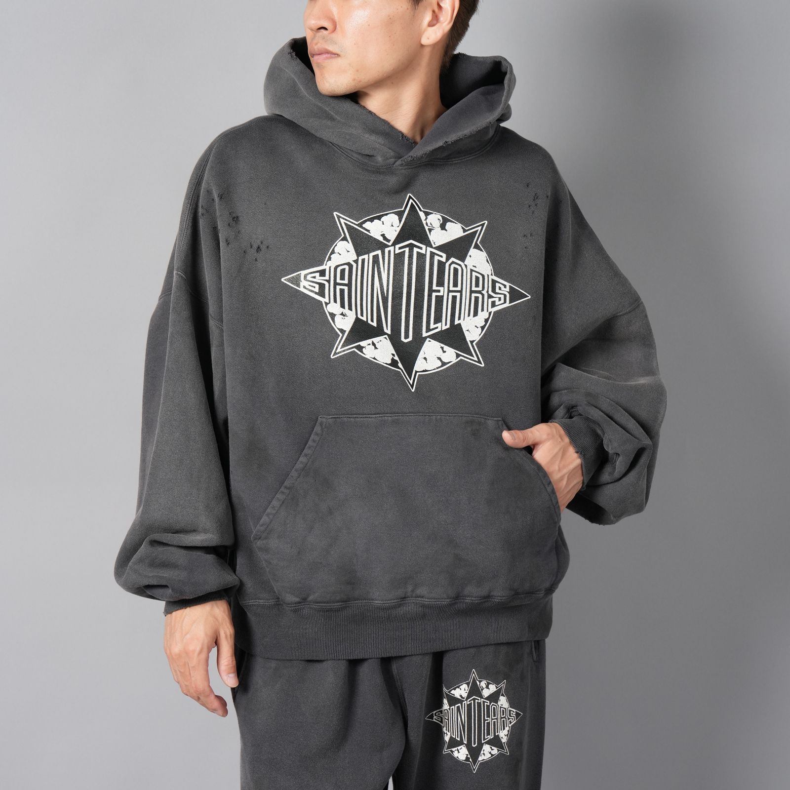 SAINT M×××××× - 【ラスト1点】SM-YS1-0000-C46 / DT_HOODIE / ST