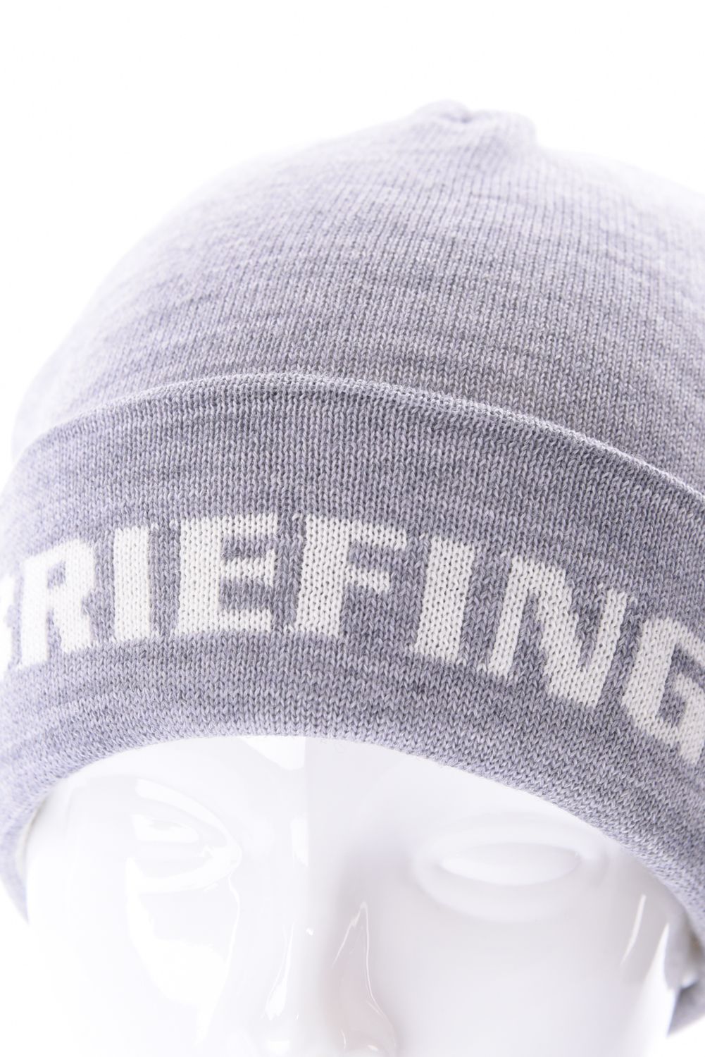 BRIEFING - MEN'S WR WOOL LOGO BEANIE / ブランドロゴジャカード