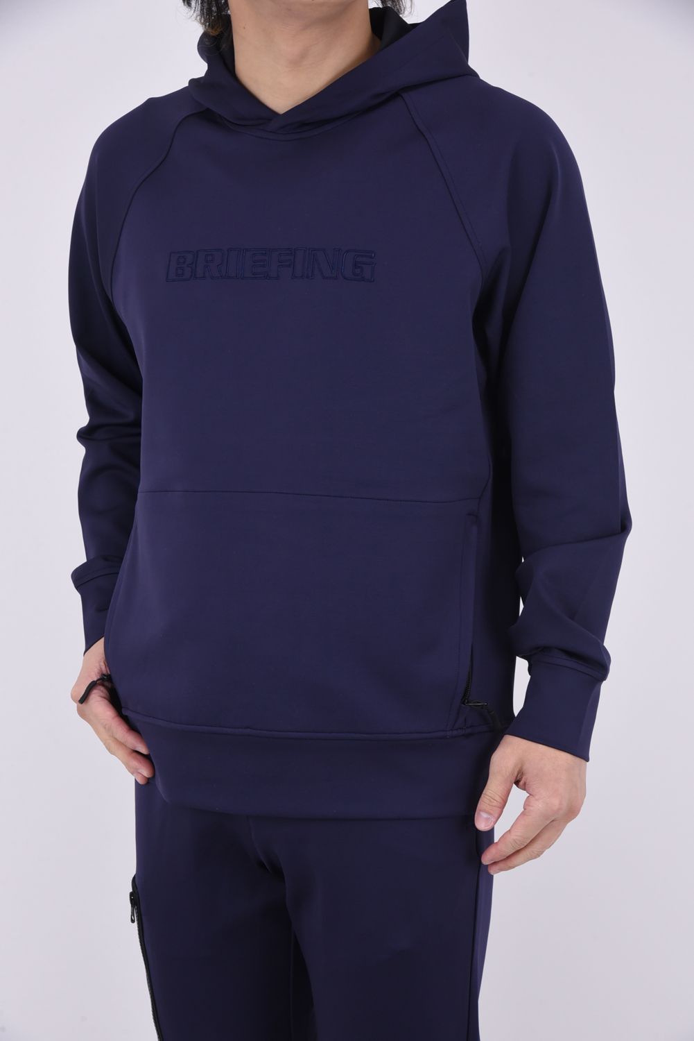 BRIEFING - 【25SS】 MEN'S BIG BEAT HOODIE / ブランドロゴ刺繍 プル