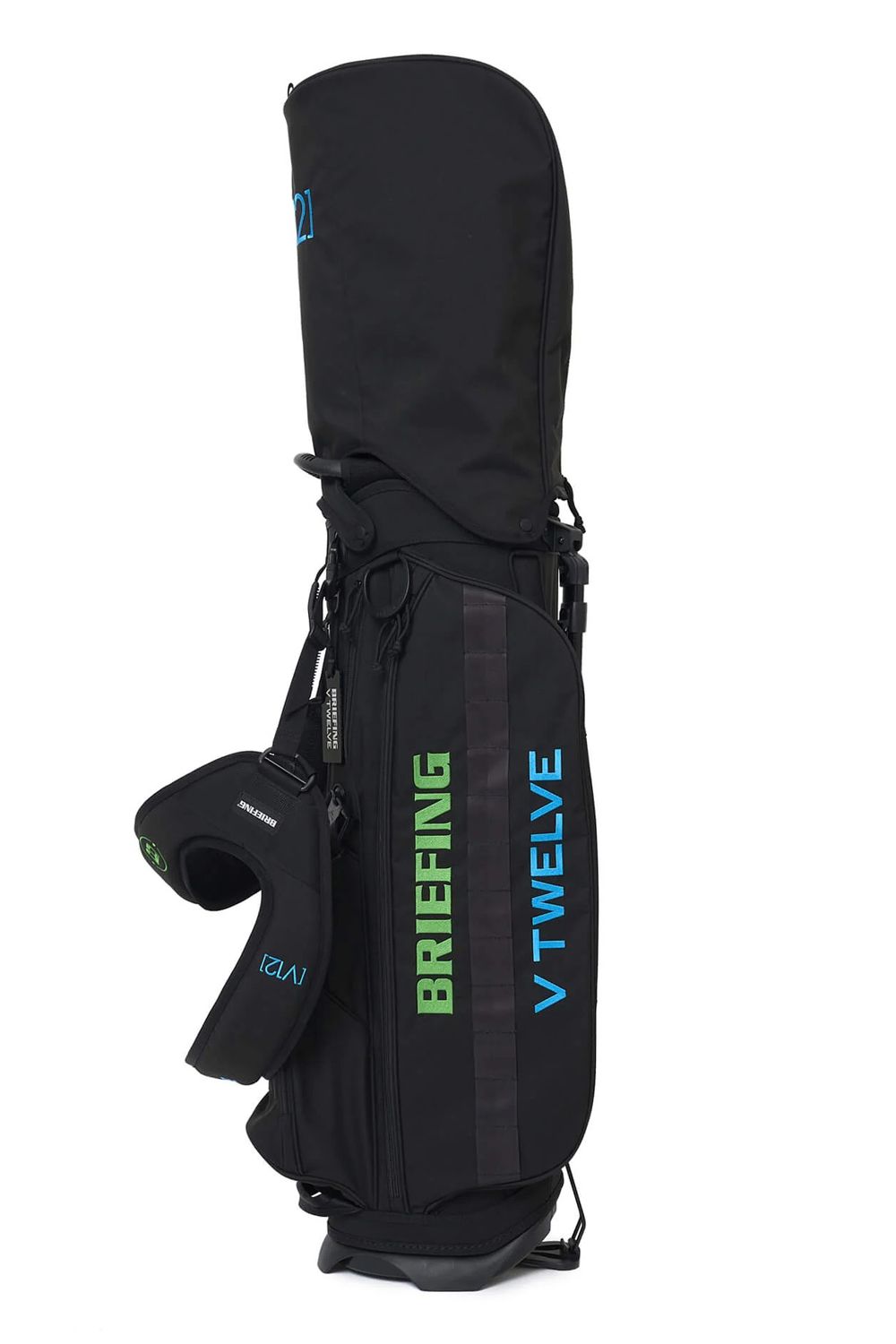 V12 - BG12 CART BAG / BRIEFINGコラボ ブランドロゴ刺繍 カートバッグ