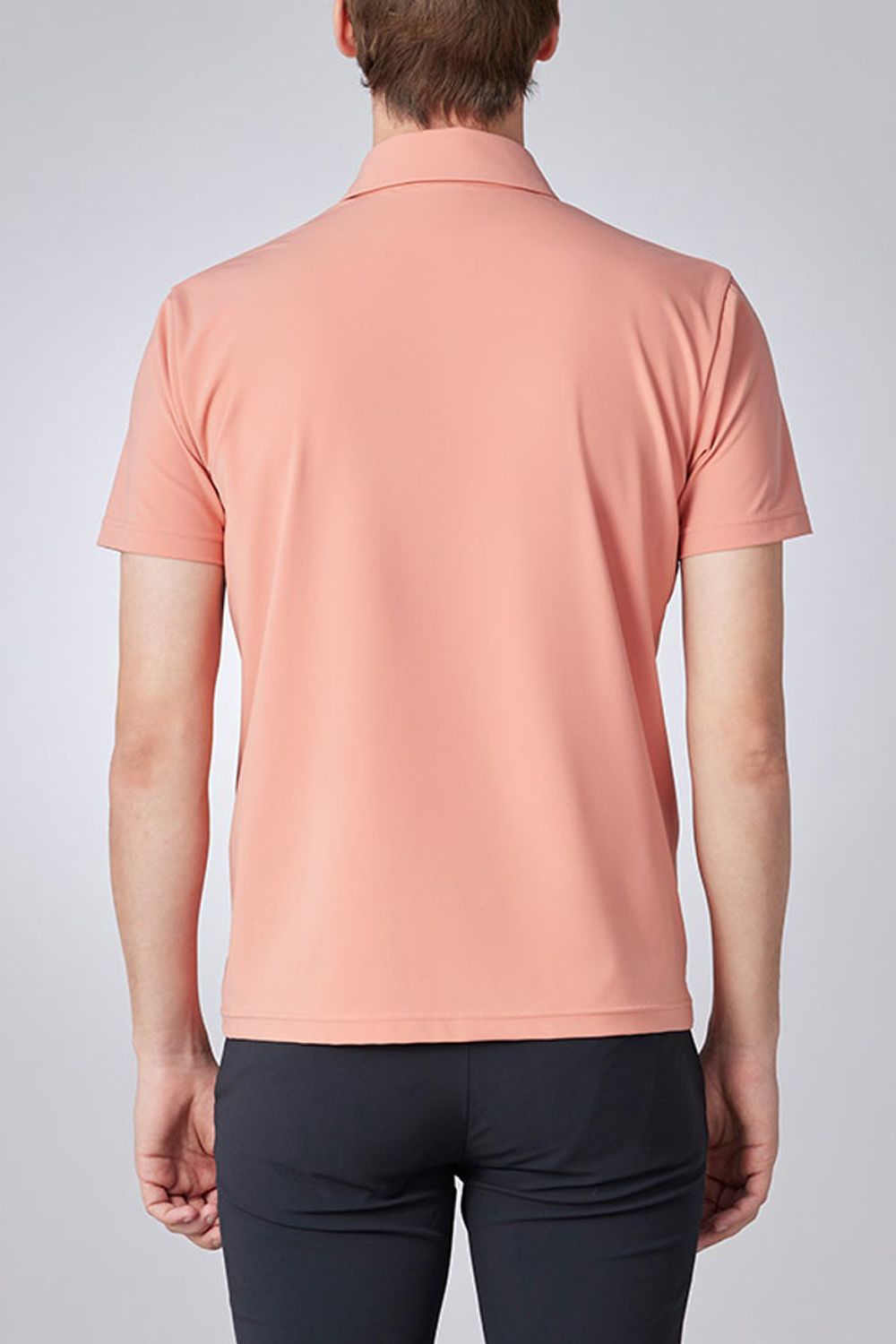 DESCENTE GOLF - 【25SS】 ハーフジップ半袖シャツ (ピンク) | GOSSIP GOLF