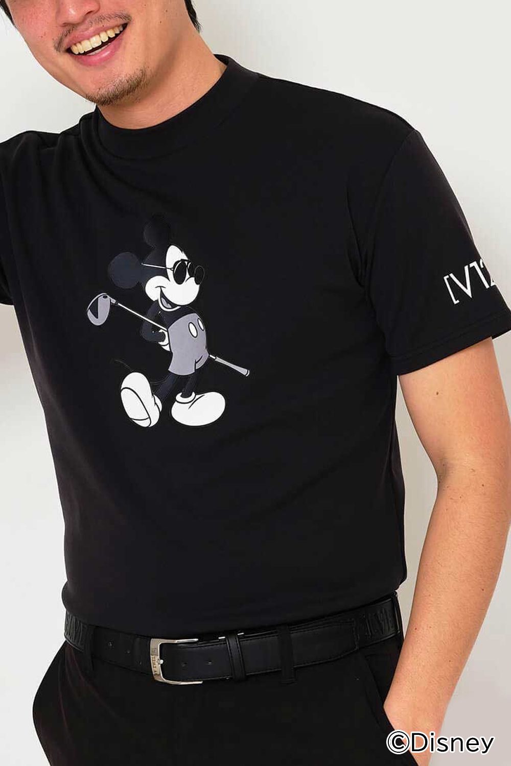 V12 - 【25SS】 SM MOCK / ミッキーマウス モックネックTシャツ