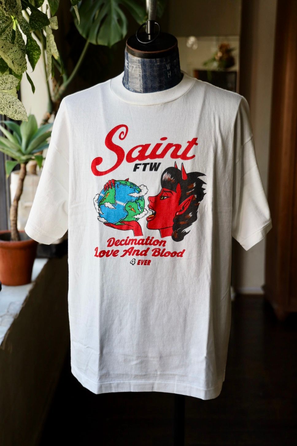 SAINT M×××××× - セントマイケル Tシャツ SAINT DEVIL SS TEE(SM-HR1