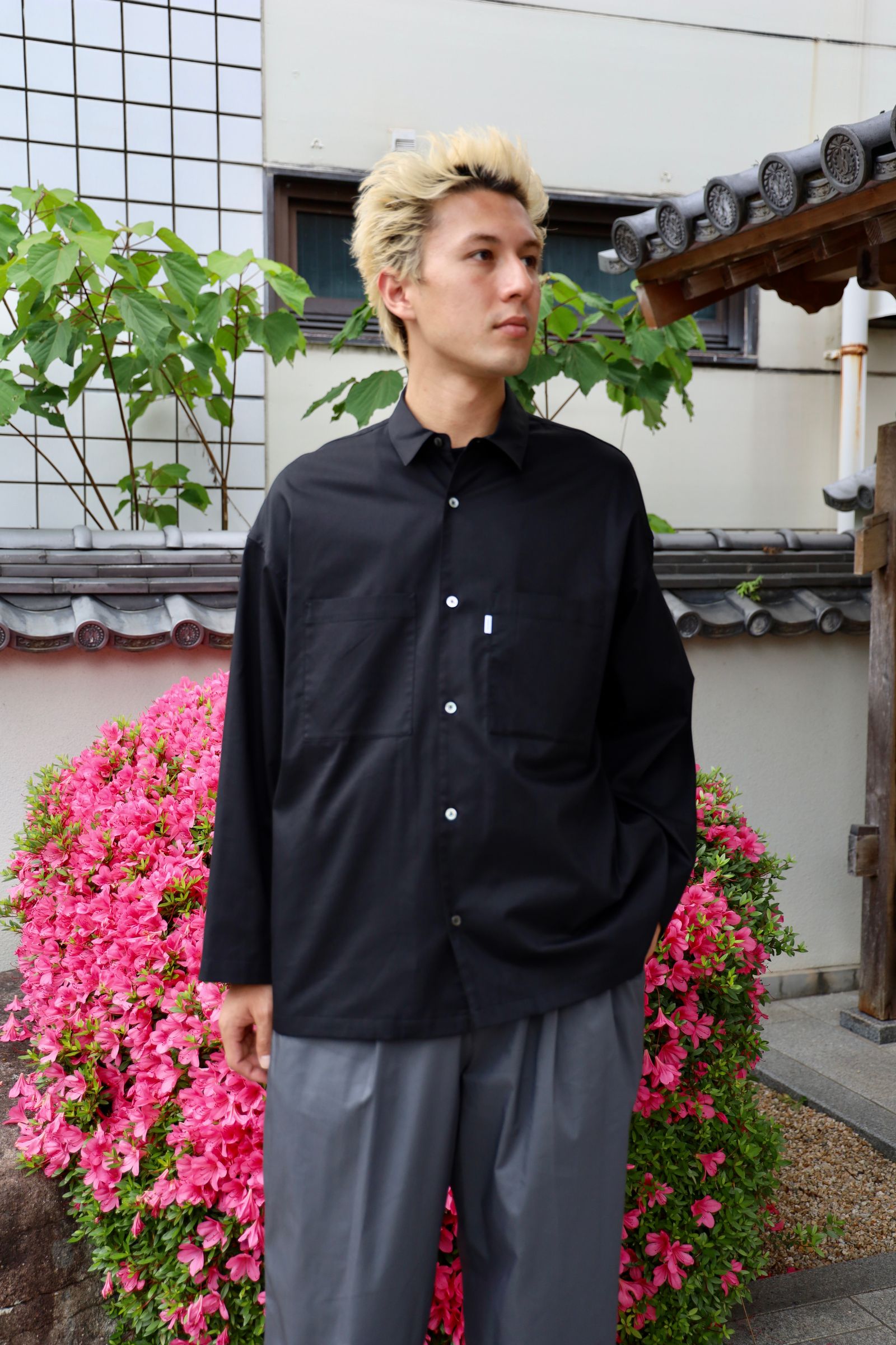 Graphpaper - グラフペーパーシャツ 25SS Solotex Twill L/S Oversized