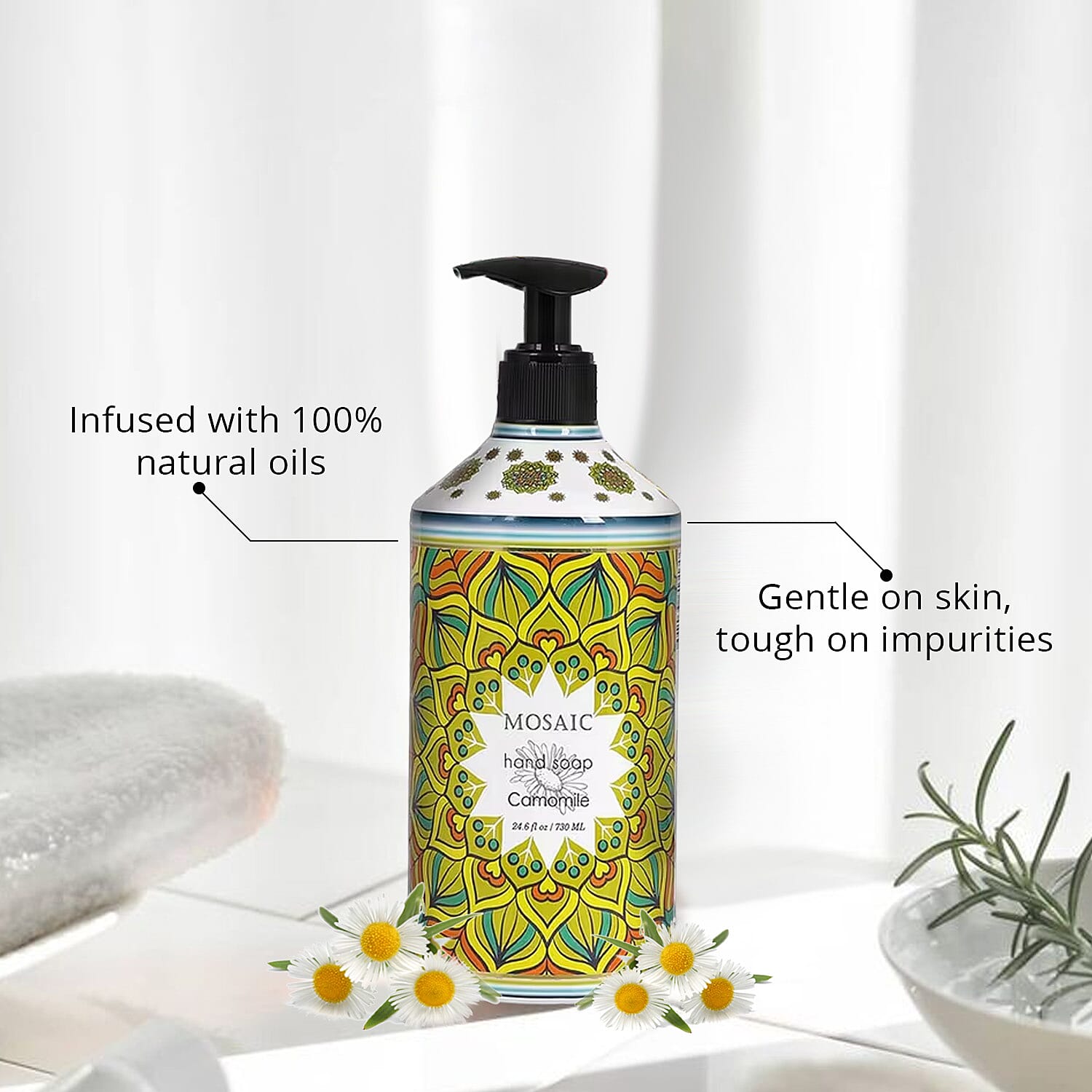 Buy Mosaic Liquid Hand Soap Series- Olive Oil, Coconut & Hibiscus