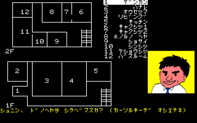 PC-8801 黒猫荘相続殺人事件 5インチFD版 ソフト PC-8801 : 黒猫荘相続