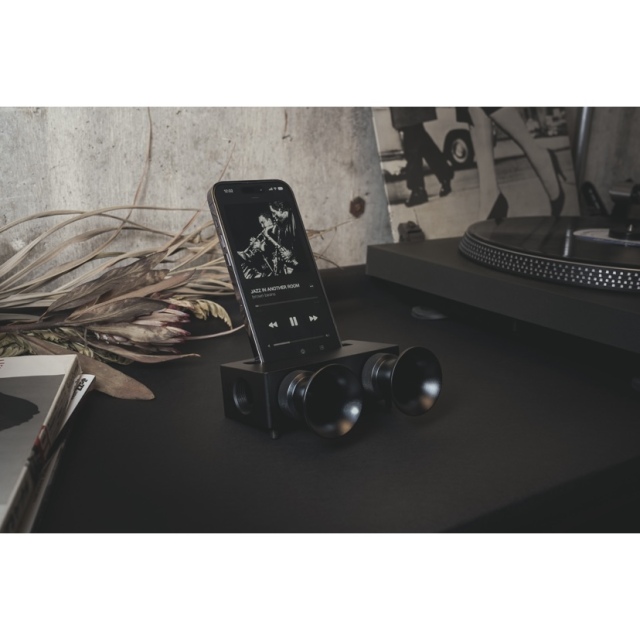 アウトドア 防水スピーカー！ SHIMAWA シマワ スマホ用 無電源