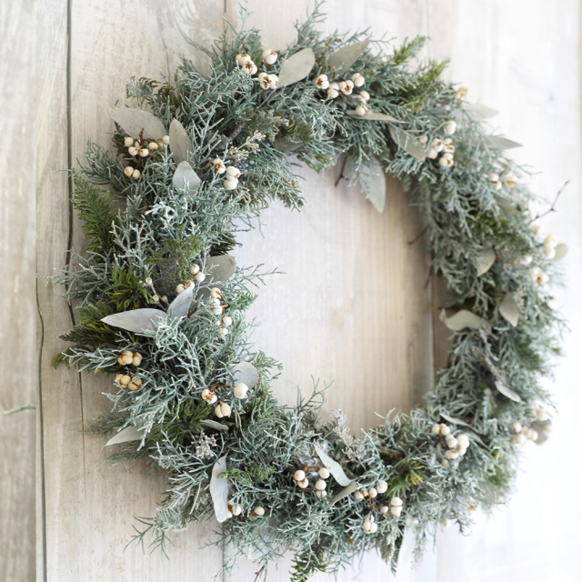 ラルジュ - クリスマスリース リース 特大 大きい 直径50cm 玄関用