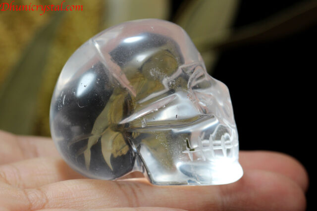 クリスタルスカル/ブラジル水晶/虹入り（V153）