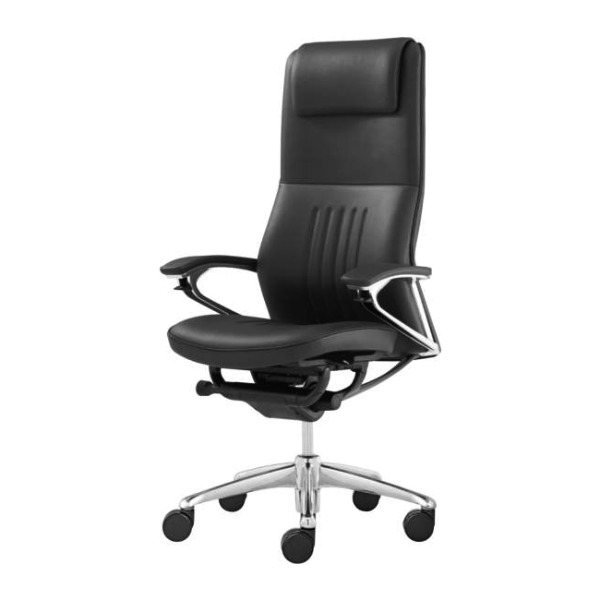 オカムラ Legendaシリーズ レジェンダチェア エクストラハイバック 革