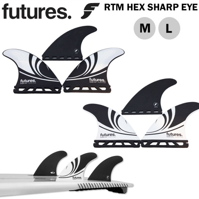 futures. フューチャーフィン RTM HEX SHARP EYE [M／L] honey comb
