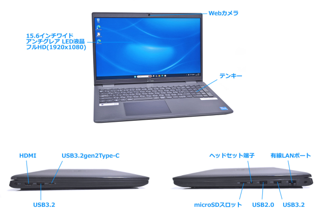 Wi-Fi6 フルHD ノートパソコン DELL Latitude 3520 Core i5 1135G7
