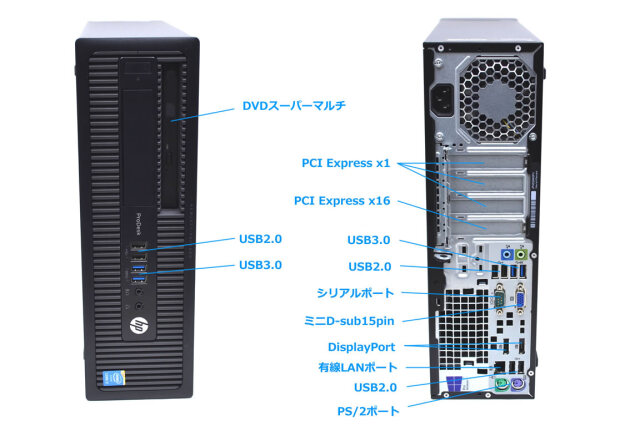 Windows7 64bit メモリ32G 中古パソコン HP ProDesk 600 G1 SFF Core