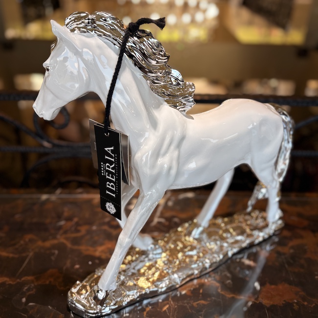 馬｜オブジェ|ホワイト|horse |objet|シルバー| OBJ5004IB