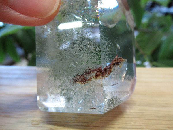 高品質 ファントムガーデン クォーツインクォーツ 原石ポリッシュの