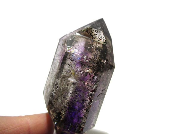 水入りアメジストエレスチャル（スーパーセブン）原石ポリッシュ