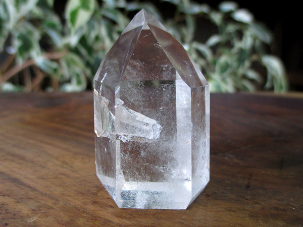 クォーツインクォーツ 貫入水晶 ポイント 原石 天然石専門店【鬮石】