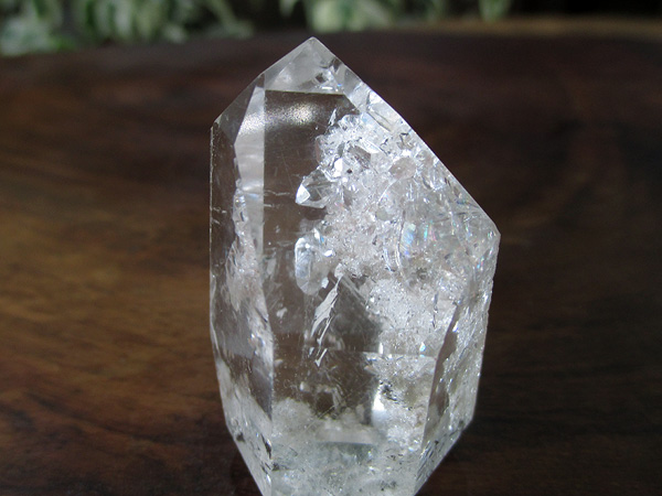 クォーツインクォーツ 貫入水晶 ポイント 原石 天然石専門店【鬮石】