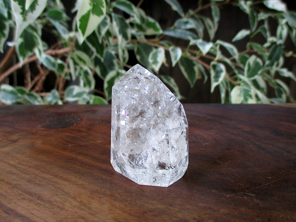 クォーツインクォーツ 貫入水晶 ポイント 原石 天然石専門店【鬮石】