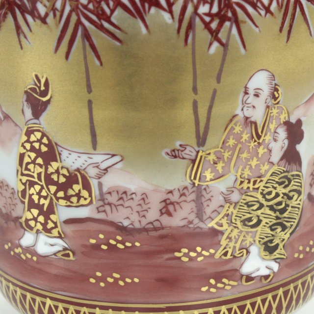 送料無料】九谷焼アウトレット!! 50％OFF!! 九谷焼3.8号香炉 本金