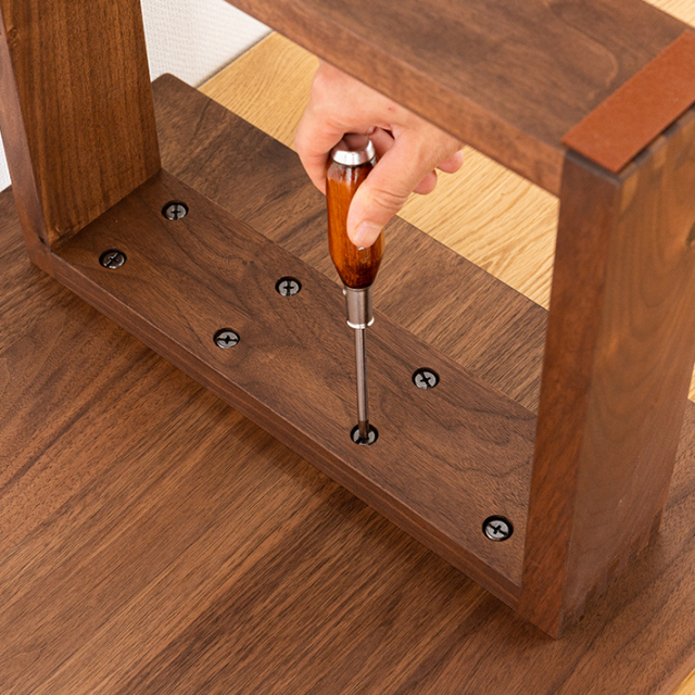 天然木・無垢のセンターテーブル彩美 ウォールナット 幅1000mm