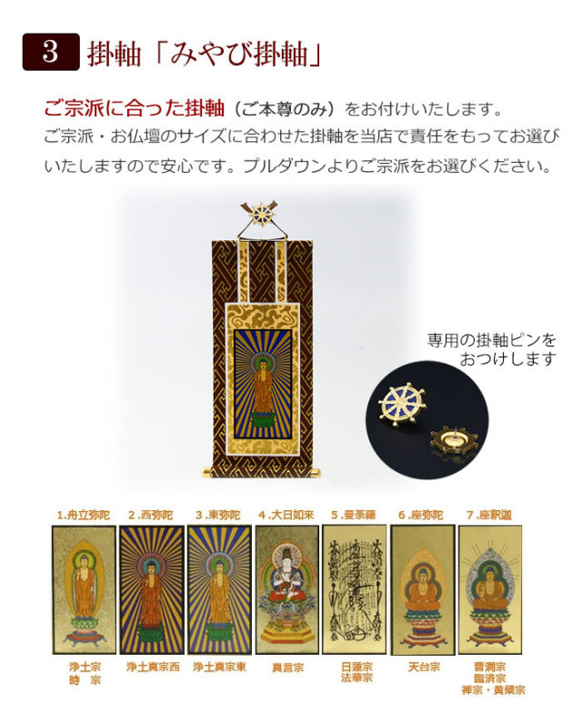 仏壇セット マーチ 14号 (仏具付き) ミニ仏壇 仏具セット【保証付き】