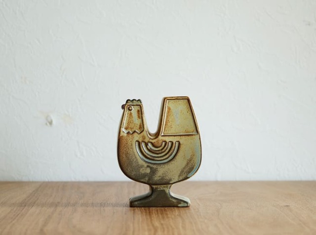 フラワーベース かしわ窯 chicken｜北欧・ヴィンテージインテリア