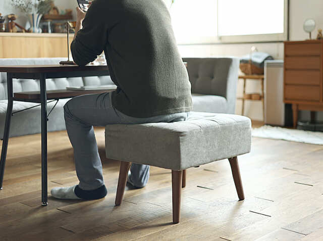 オットマン mild（ミルド）グレータイプ｜北欧・ヴィンテージ