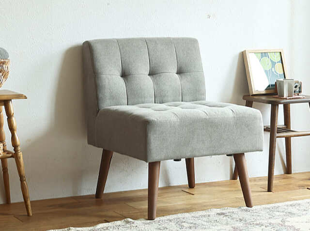 1人掛けソファー mild（ミルド）グレータイプ｜北欧・ヴィンテージ