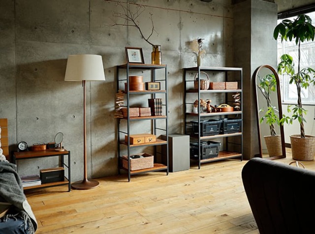 ZAGA（ザガ） オープンラック 幅60cm 5段タイプ｜北欧・ヴィンテージ