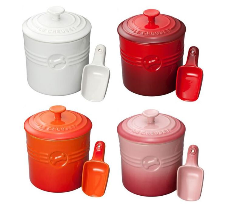 ル・クルーゼ ペットフード コンテナースクープ付き Pets-first