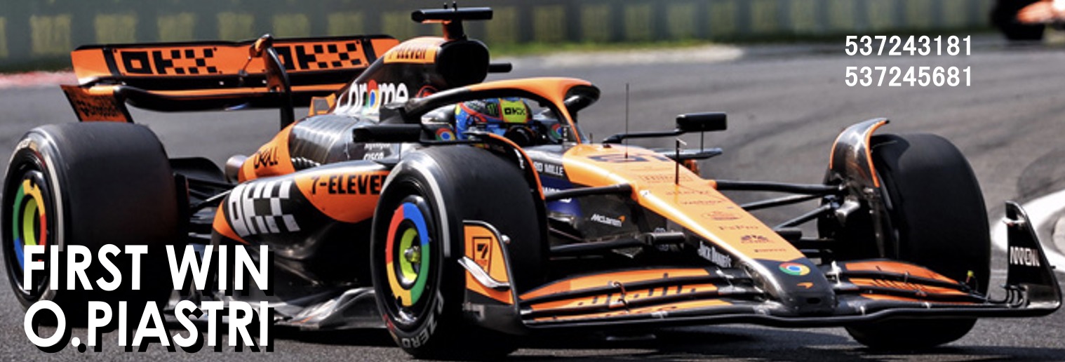 予約] ミニチャンプス 1/18 マクラーレン MCL38 オスカー ピアストリ