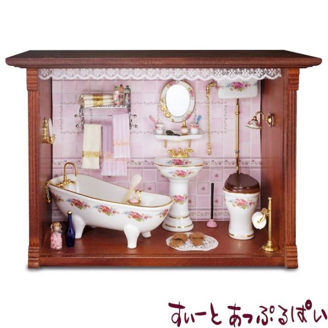 ロイターミニチュア】 ウォールピクチャーボックス バスルーム RP1705-2