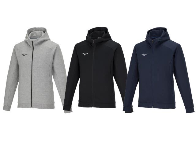 ミズノ スウェット フルジップフーディ(32MCA177)