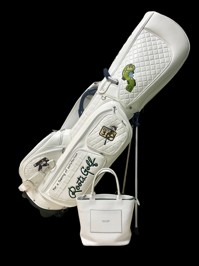 数量限定Wホワイトセット】キャディバッグVer.4（ホワイト）＆カート
