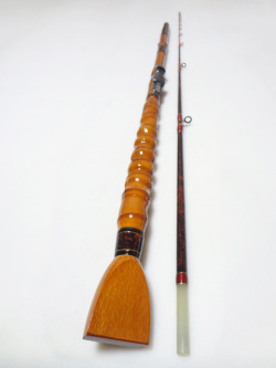 和竿テトラ穴釣り竿,全長1.6M：商品番号2408F