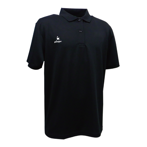 ドライポロシャツ（ブラック）