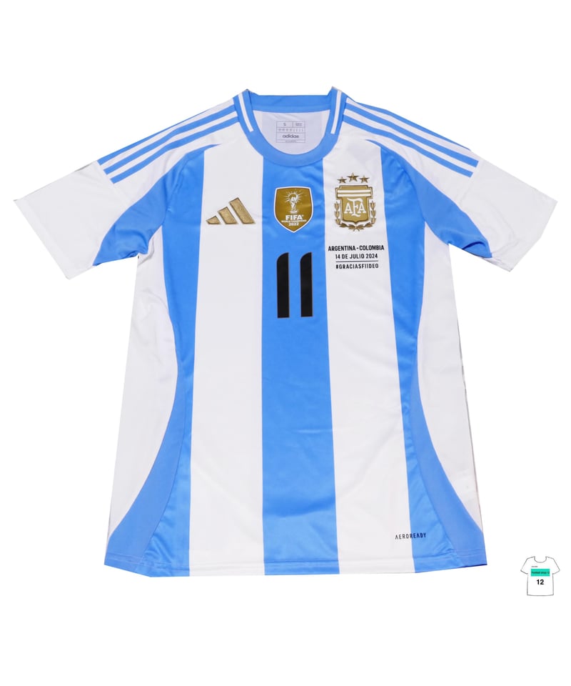 受注販売】Adidas 24-25アルゼンチン代表 ホームユニフォーム