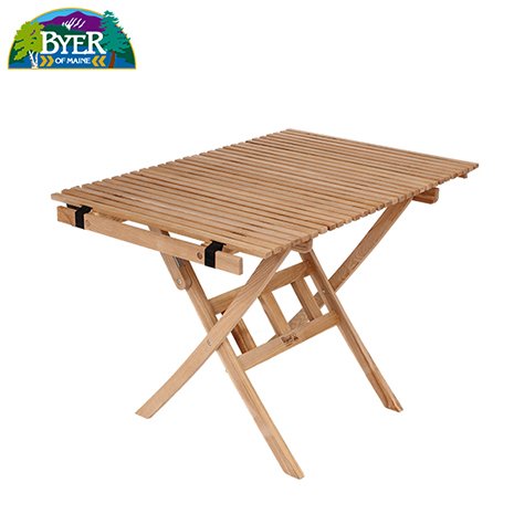 知ったら欲しくなる】超キレイで丈夫な木材を使用した”キャンプ家具