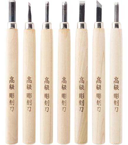 Amazon | 喜久和 特上共柄彫刻刀 生反 取寄品 1282 | 彫刻刀