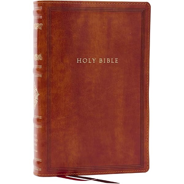 RSV Personal Size Bible with Cross References, Black Genuine