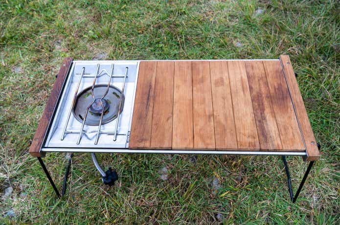 あらゆるスタイルに対応するスノーピークの名品テーブル。しかも無限