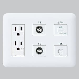 WTF34154WK (パナソニック)｜マルチメディアコンセント｜配線器具