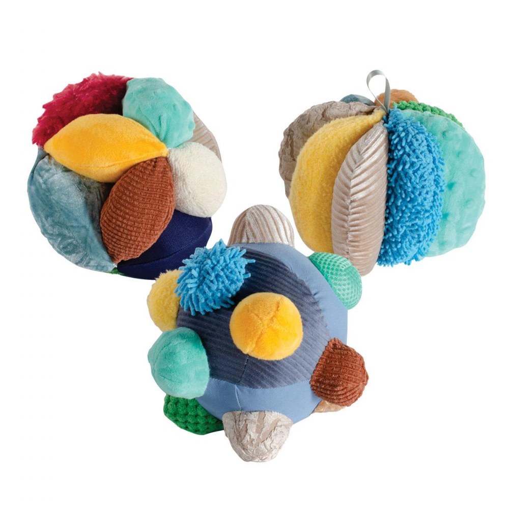 Knots and Knobs Plush Balls - Set of 3 | Kaplan Early Learning