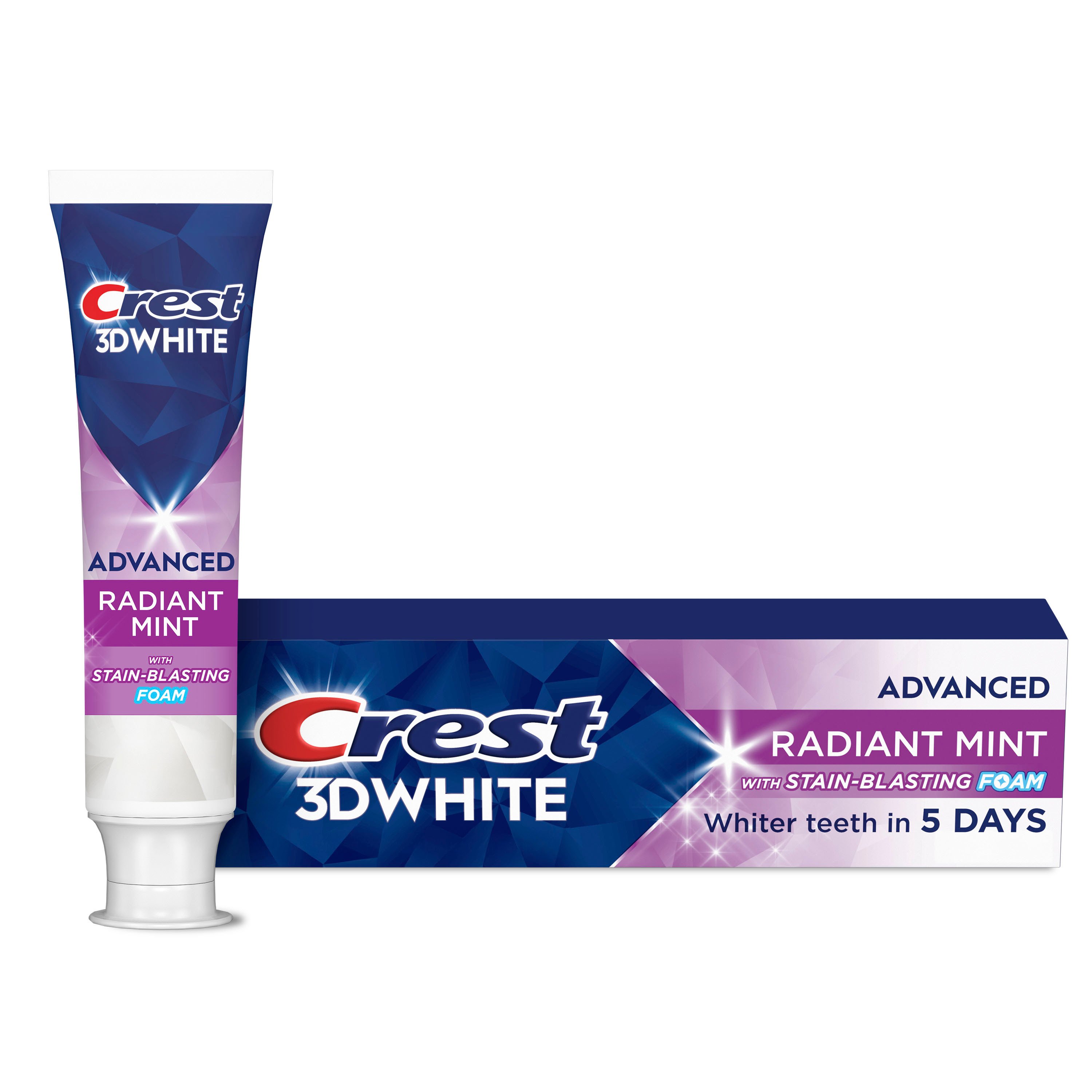 Crest 3D White Whitening Toothpaste - Radiant Mint, 3.3 oz | Joe
